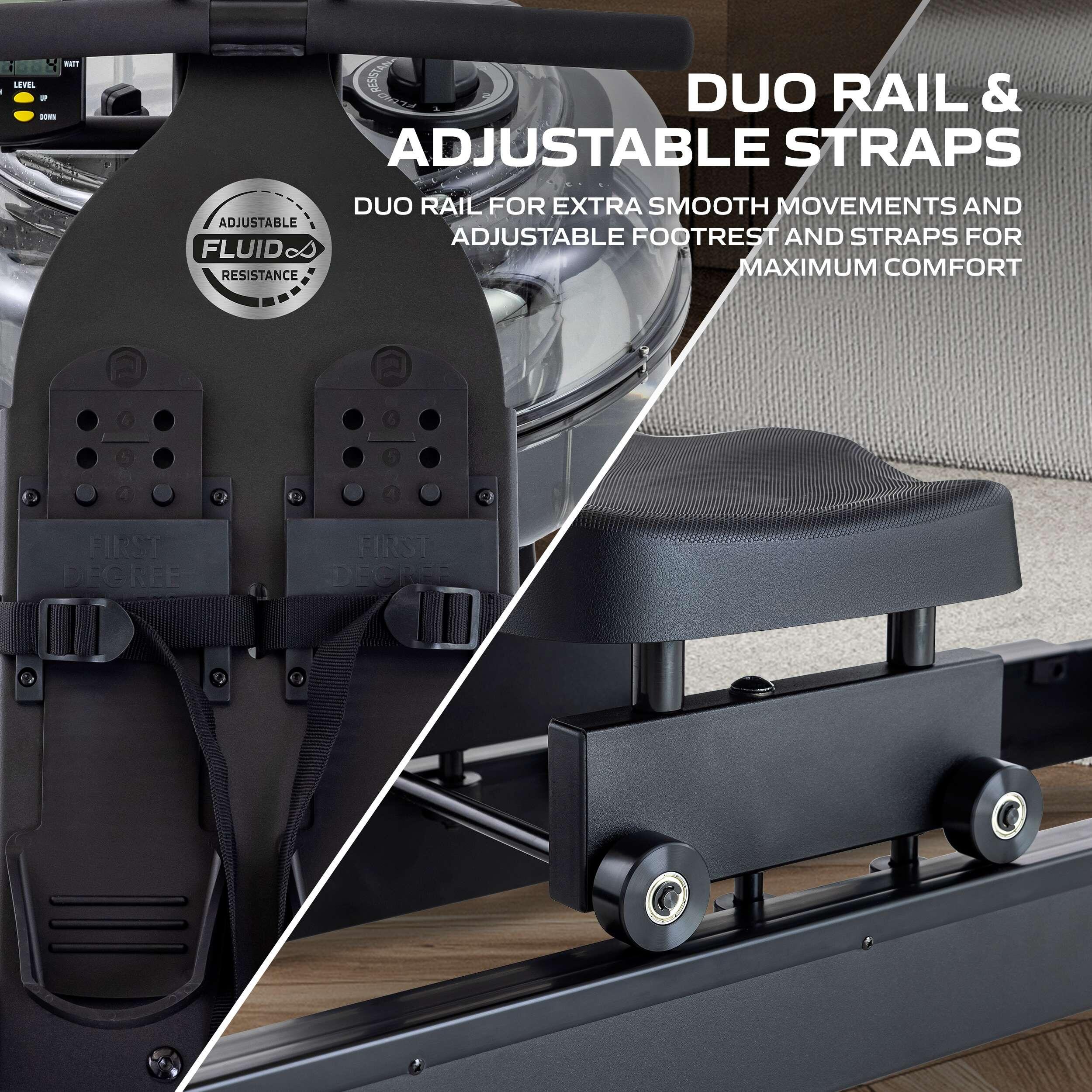 Neon Plus - Appareil d'aviron - 4 résistances - Fluid Rower. 6/7