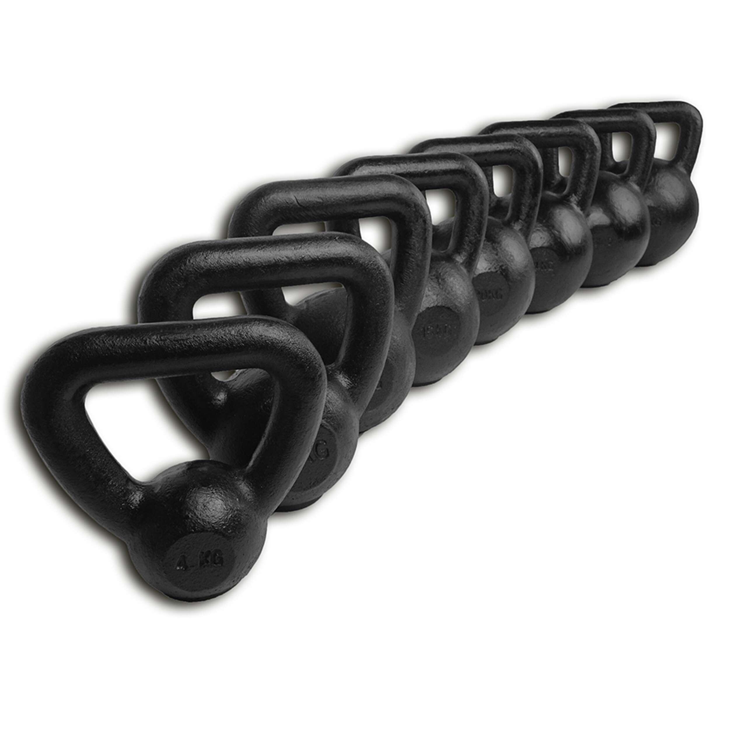 Kettlebell Black 4kg 4/7