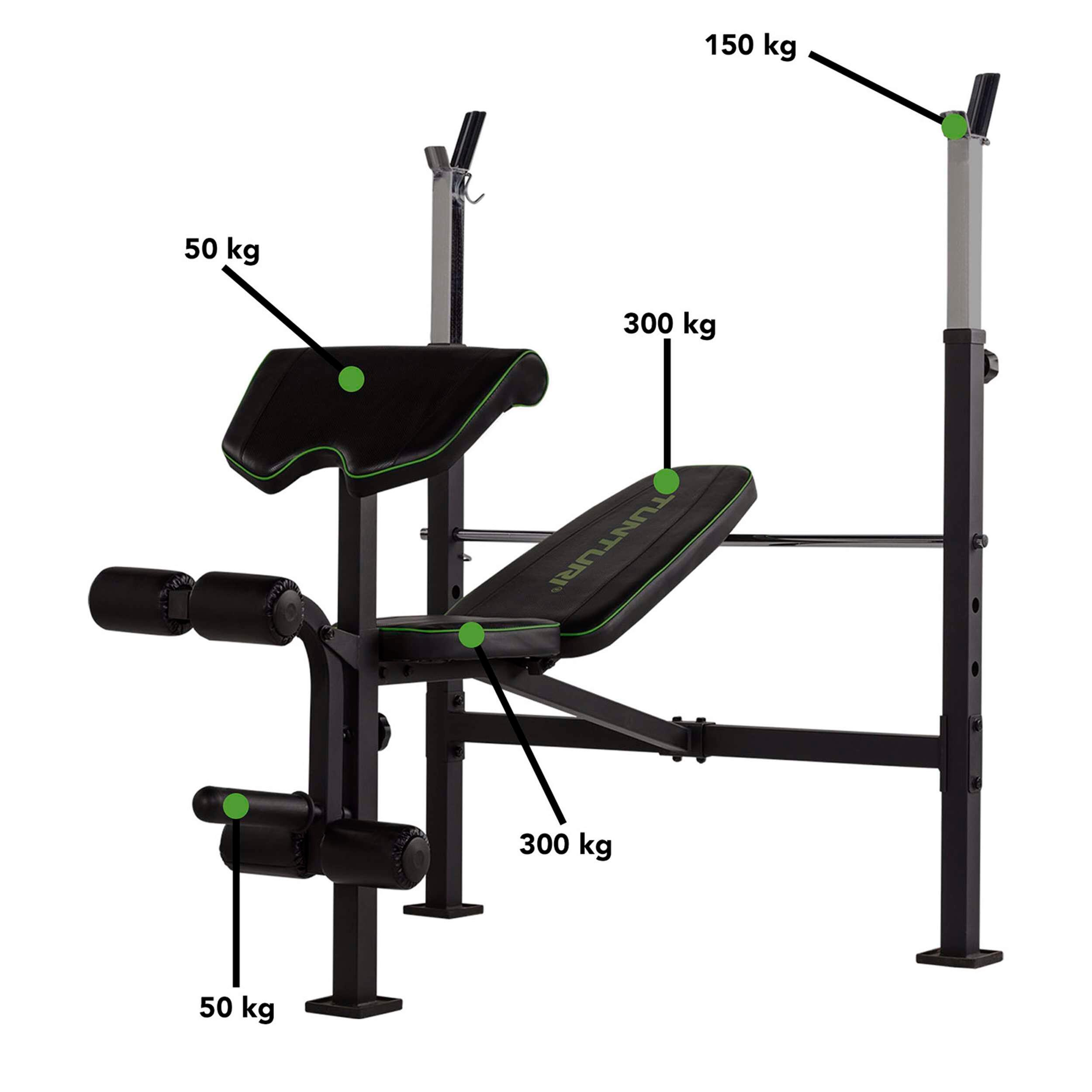 BANCO DE PESAS WB60 OLYMPIC WEIGHT BENCH 4/8