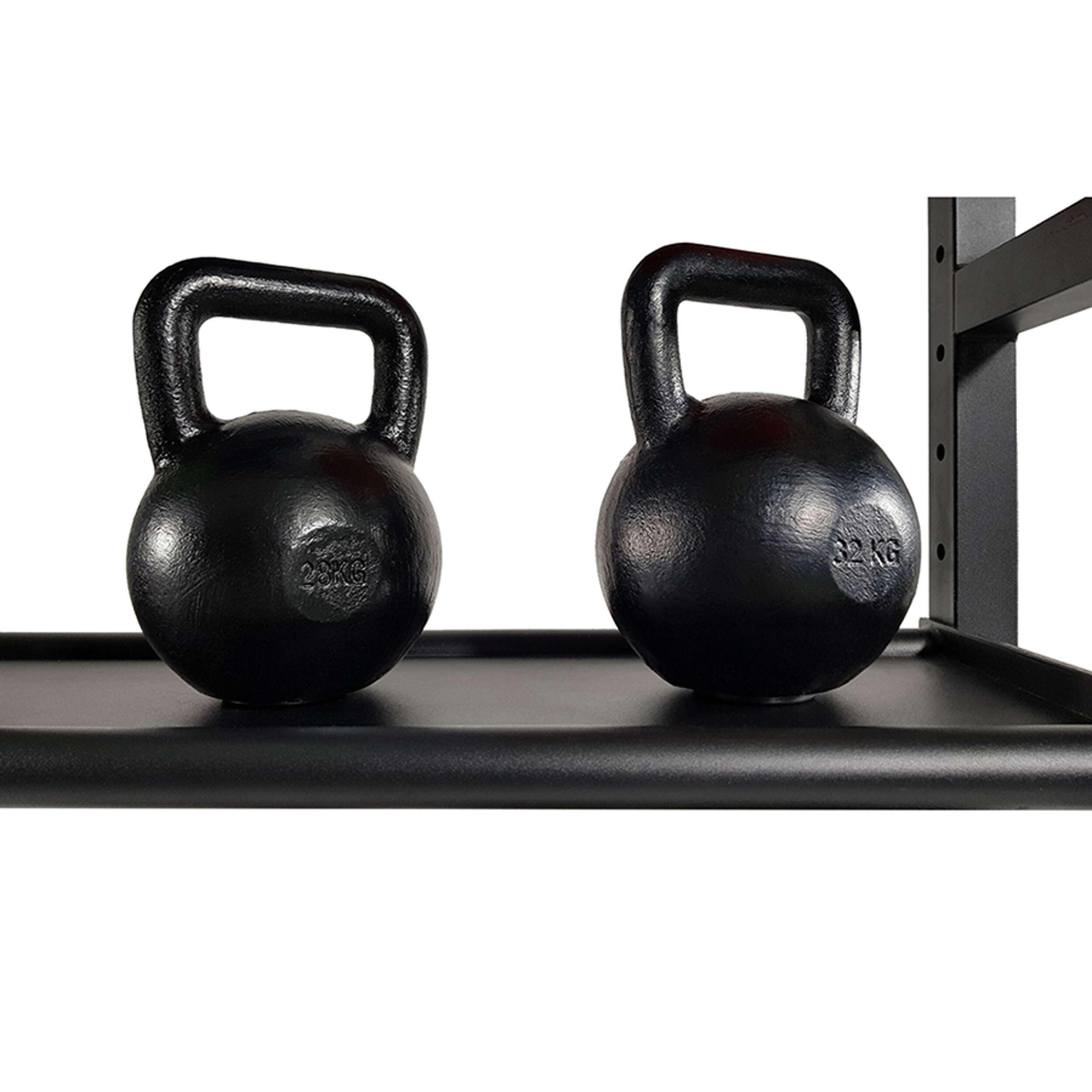 Rack multifunzione per wall ball, kettlebell e dischi 7/7