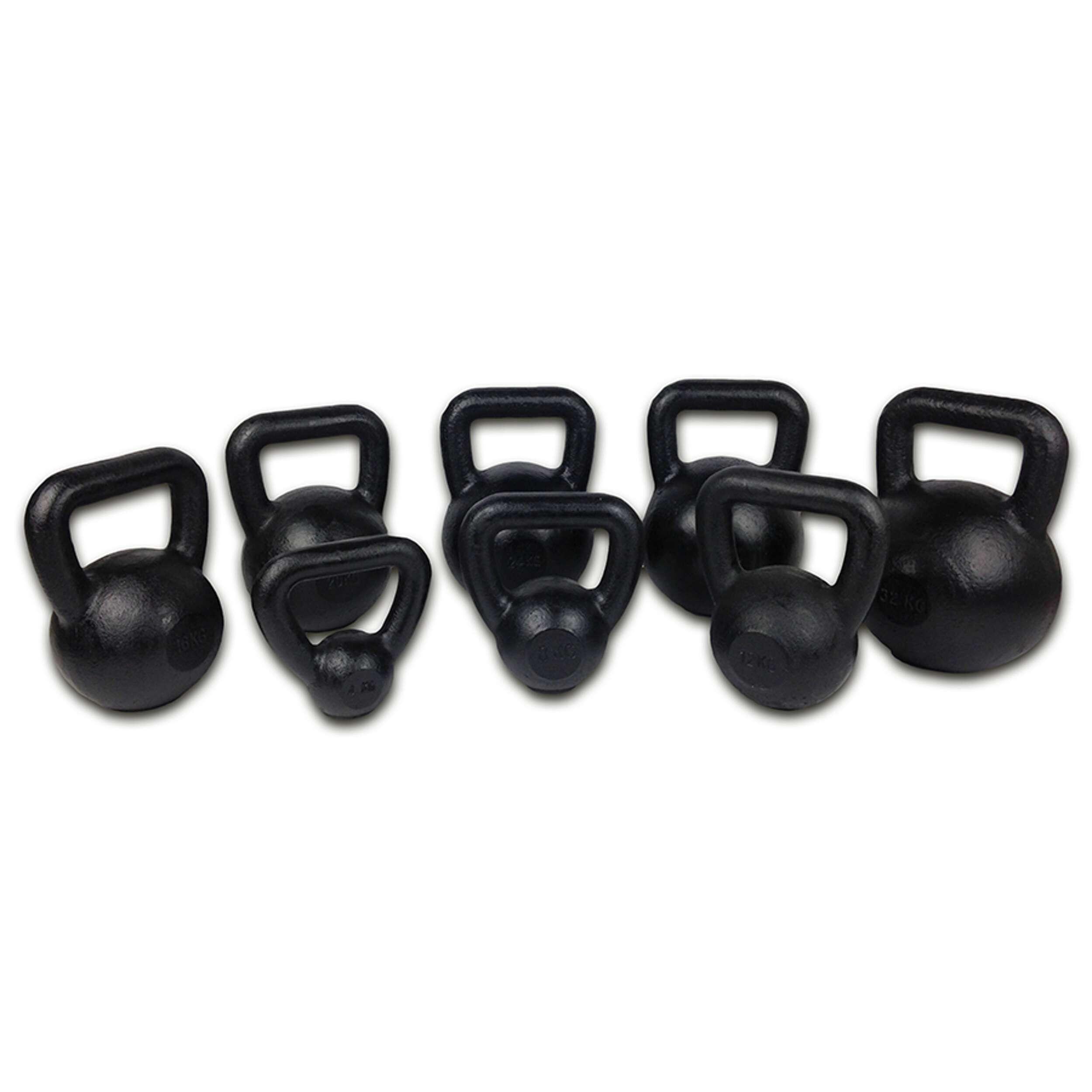 Kettlebell Black 4kg 6/7