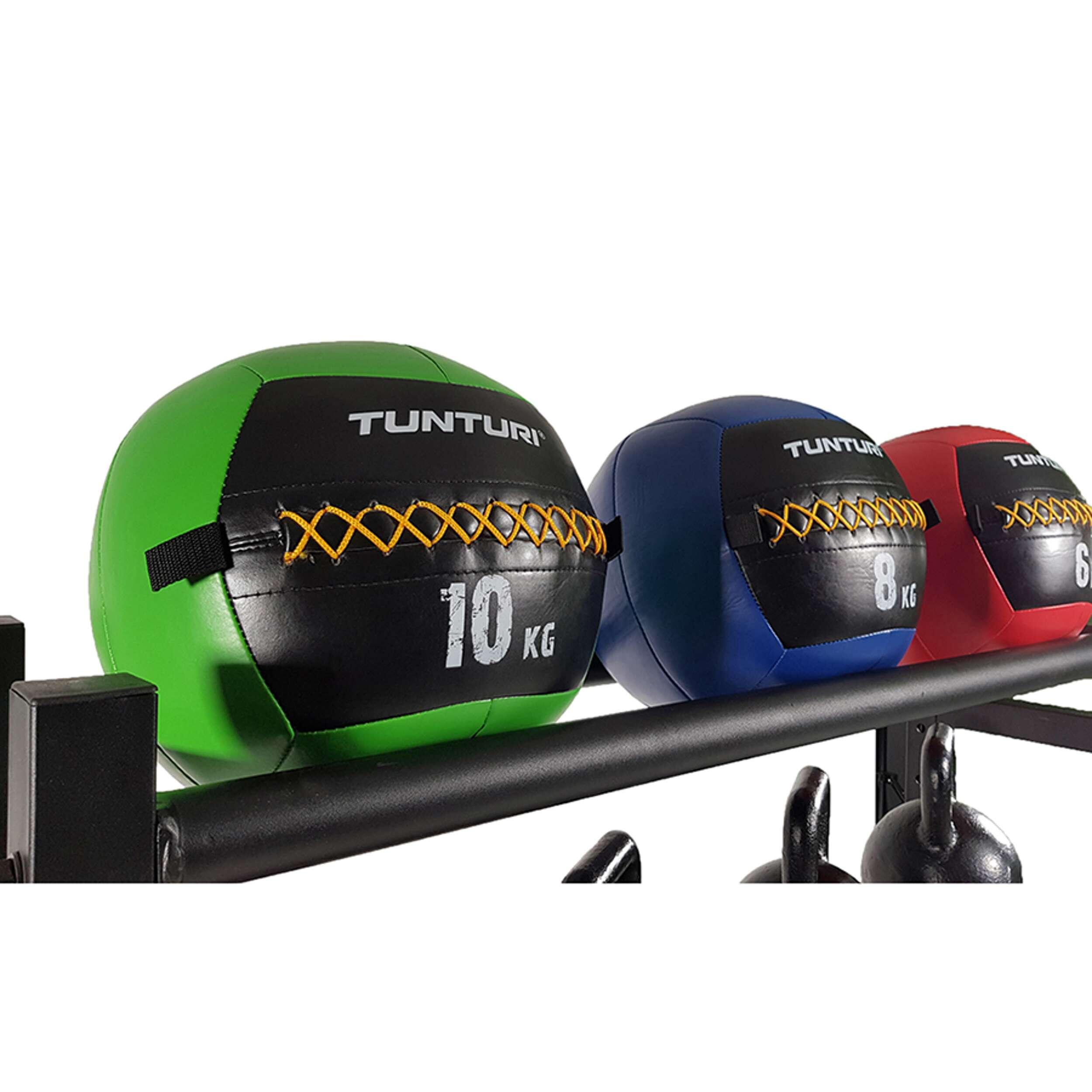 Rack multifunzione per wall ball, kettlebell e dischi 6/7