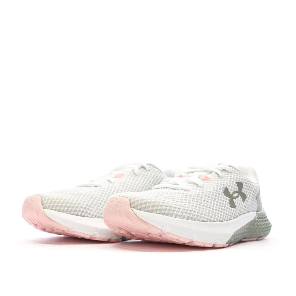 Chaussures de Running  Blanc/Gris/Rose Femme Under Armour Charged Rogue 3 6/7