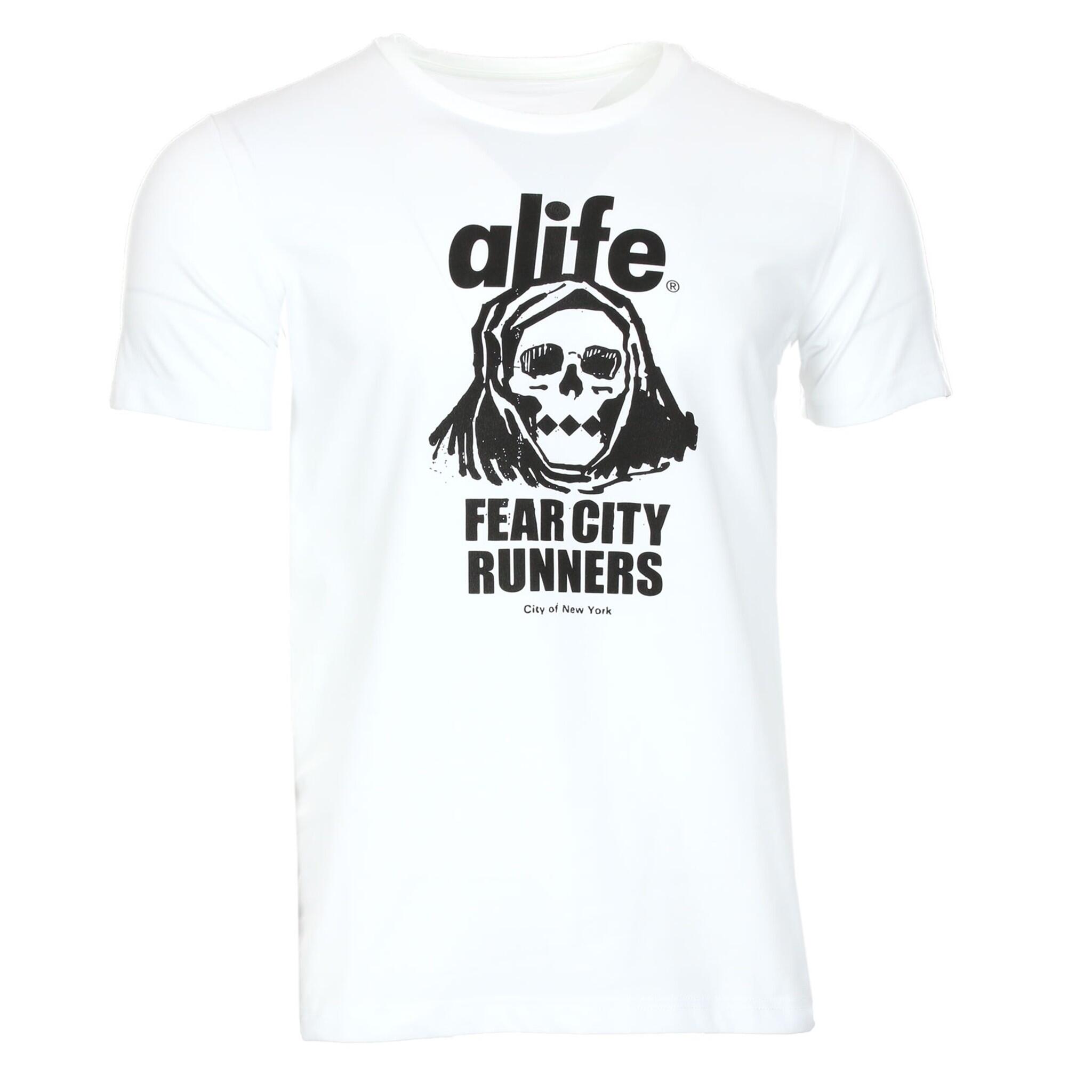 PUMA Shirt Alife Logo Skull in Weiß