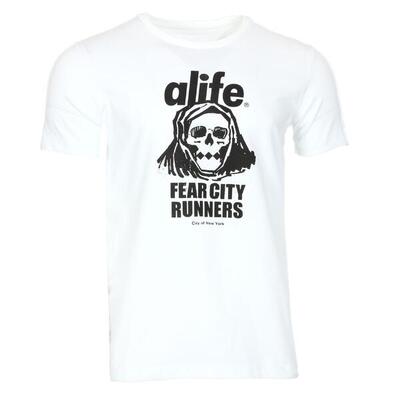Shirt Alife Logo Skull in Weiß