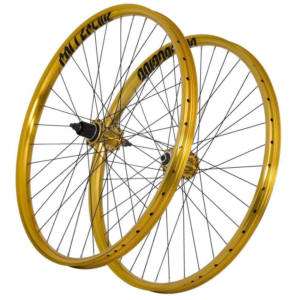 W2 Mountain Bike (MTB) Wheels Set 29'' Gold COLLECTIVE BIKES