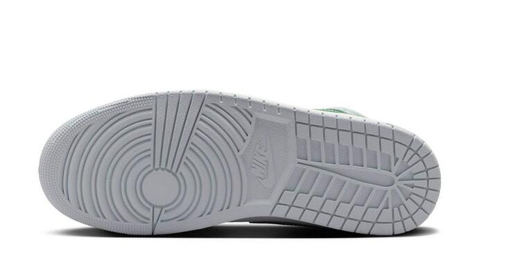 Scarpe uomo jordan air jordan 1 mid "pine green" - grigio/verde 3/6
