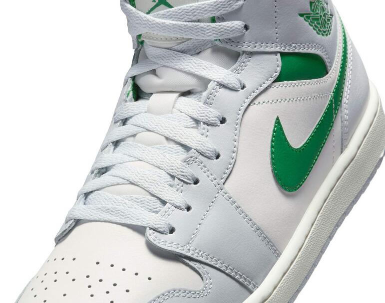 Scarpe uomo jordan air jordan 1 mid "pine green" - grigio/verde 6/6