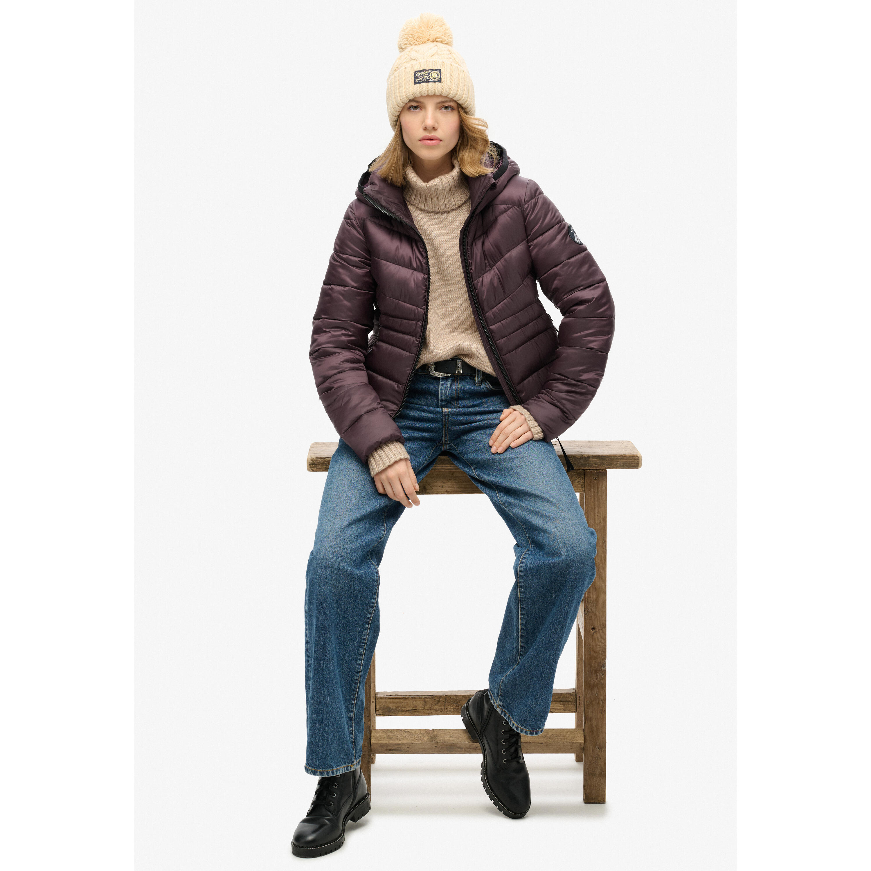 Doudoune rembourrée femme Superdry Fuji Quilt 2/7