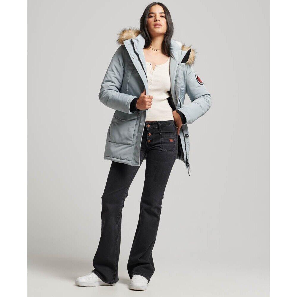 Parka à capuche avec fourrure synthétique femme Superdry Everest 6/6