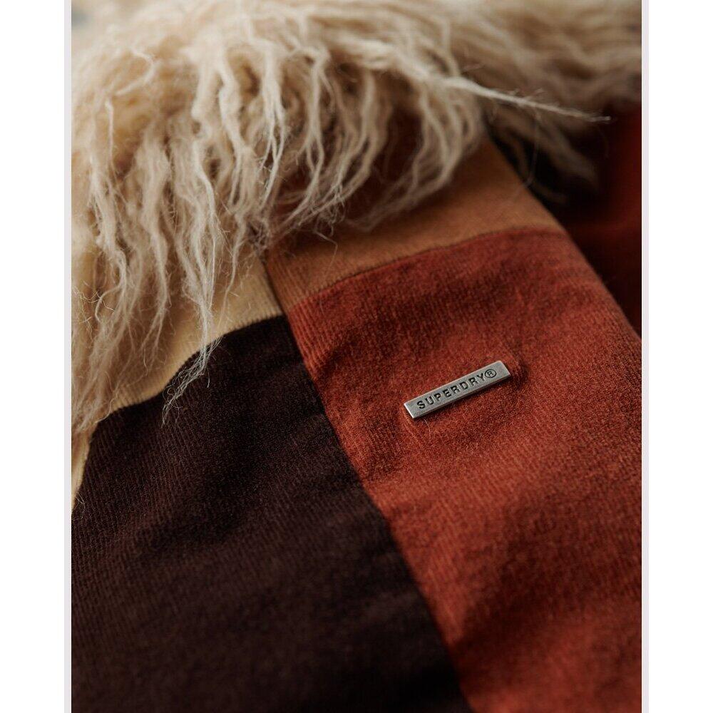 Manteau long femme Superdry Afghan Patchwork 6/7