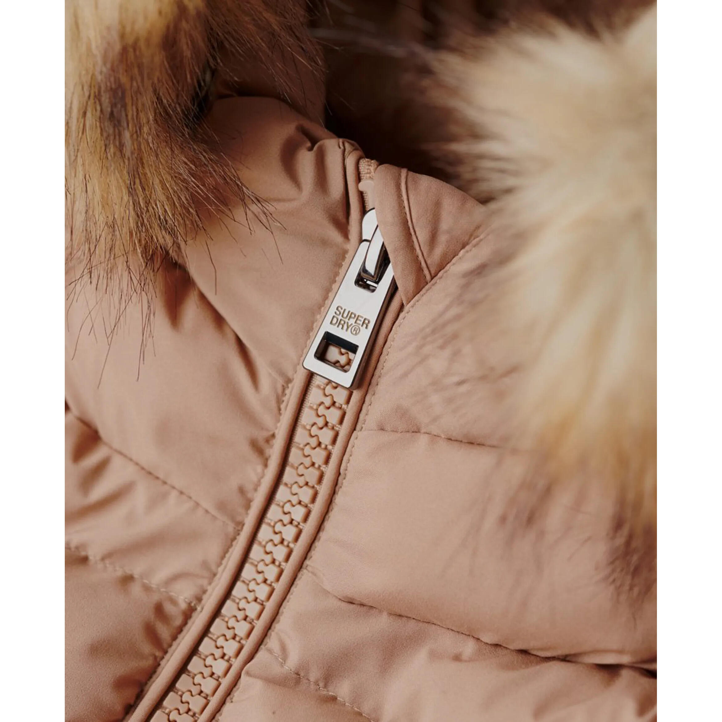 Doudoune mid femme Superdry Fuji Faux Fur 6/7