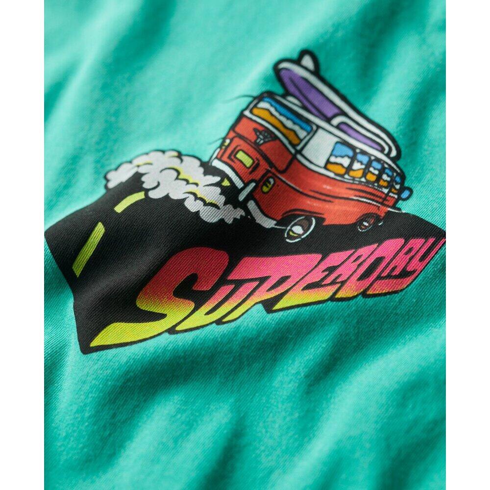 T-shirt ample Superdry Travel 2/3