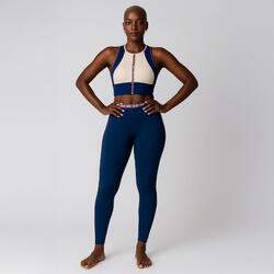 Ensemble de sport Top+Legging Track Line pour femmes Black Limba