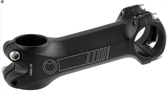 By,schulz stuurpen Stem SDS 120 mm 31,8 mm aluminium zwart