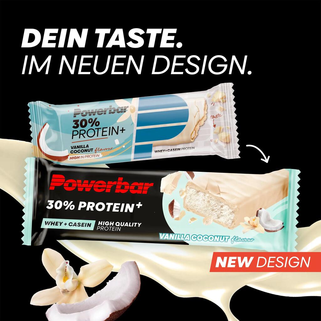 Powerbar Protein Plus Bar 30% (15x55g) Vanilla Coconut - Bars - Protein Bars