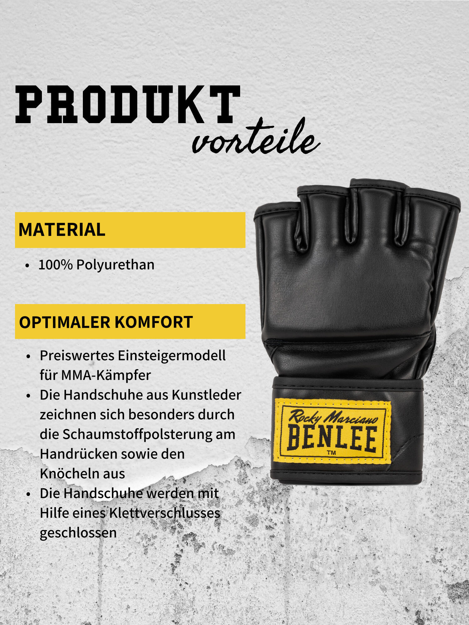 Guanti da allenamento per mma Benlee Bronx 7/7