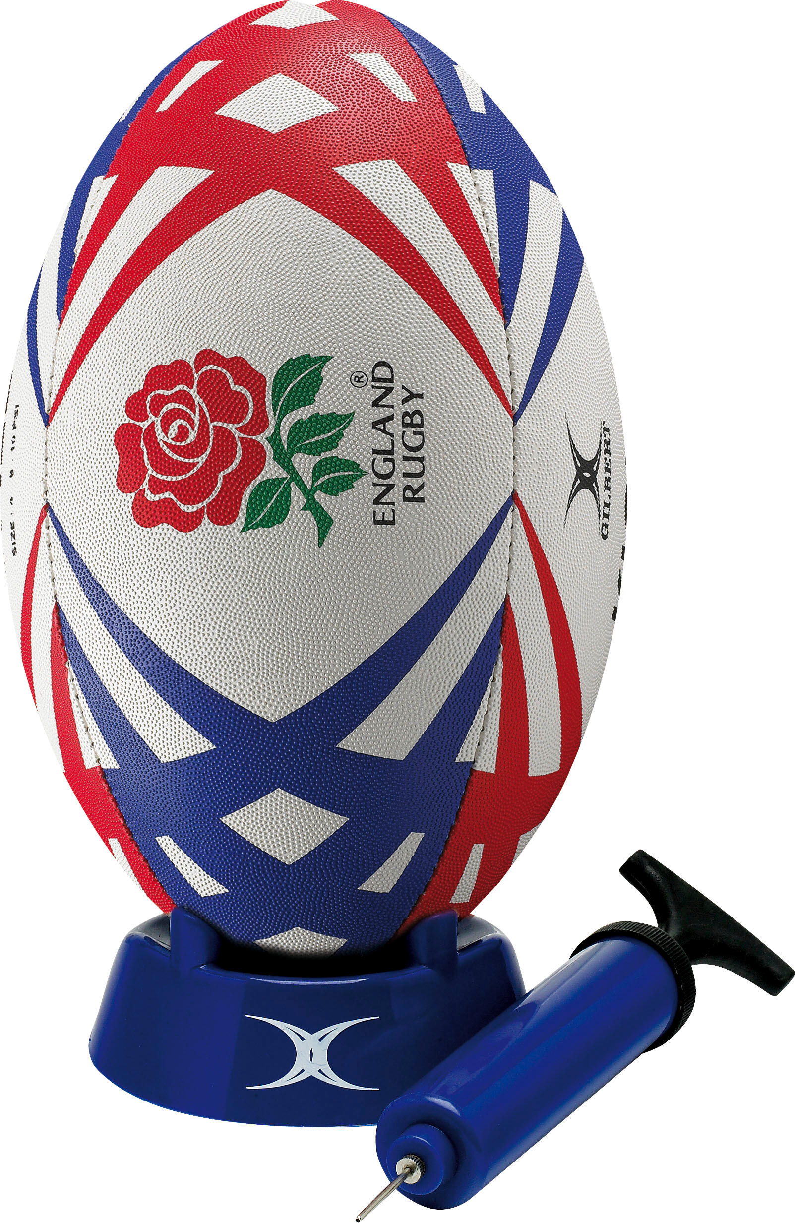 Ballon de Rugby Gilbert Officiel Match Sirius Equipe Angleterre 2/3
