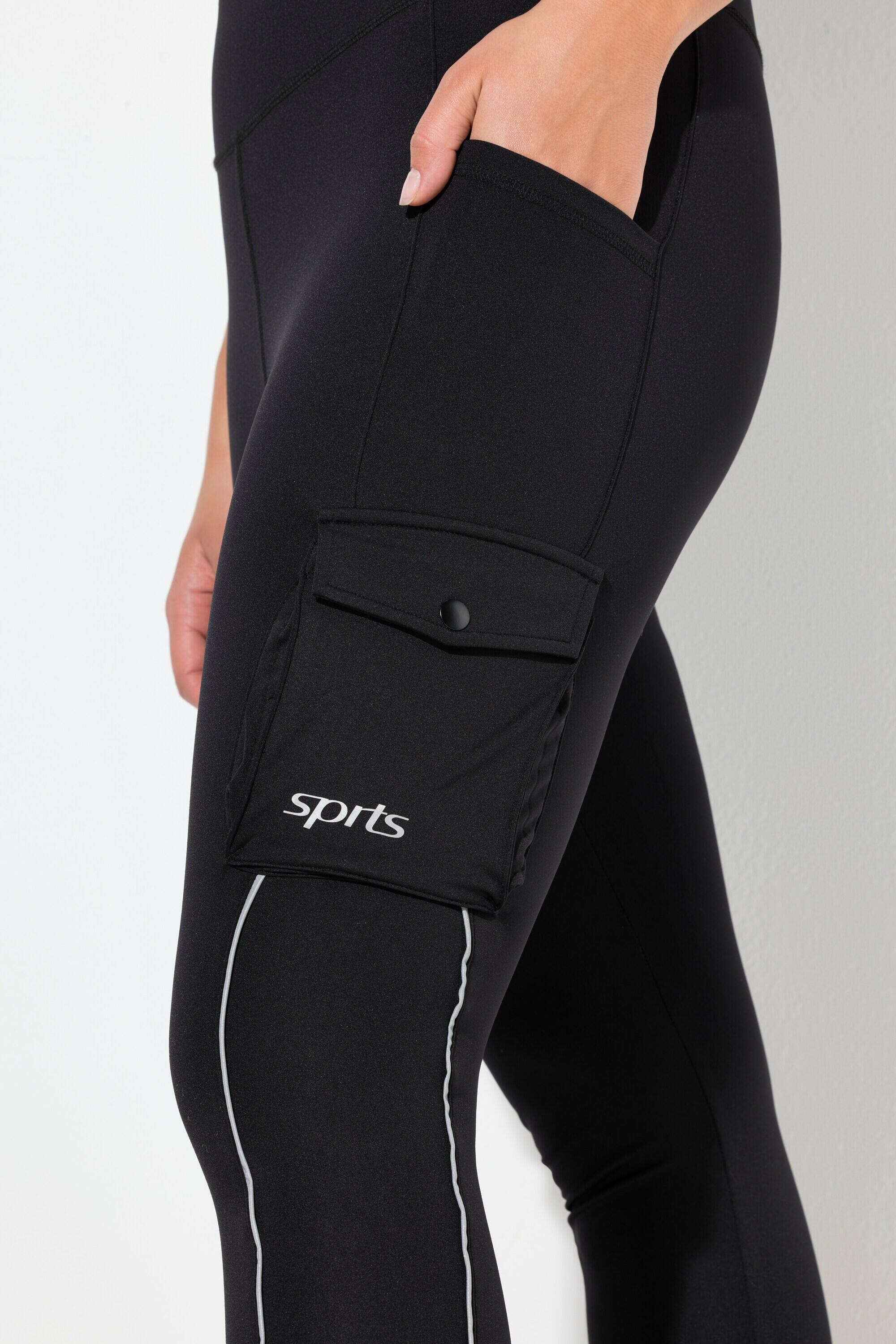 Femme Legging de sport en power stretch poches cargo et éléments réfléchissants 5/7