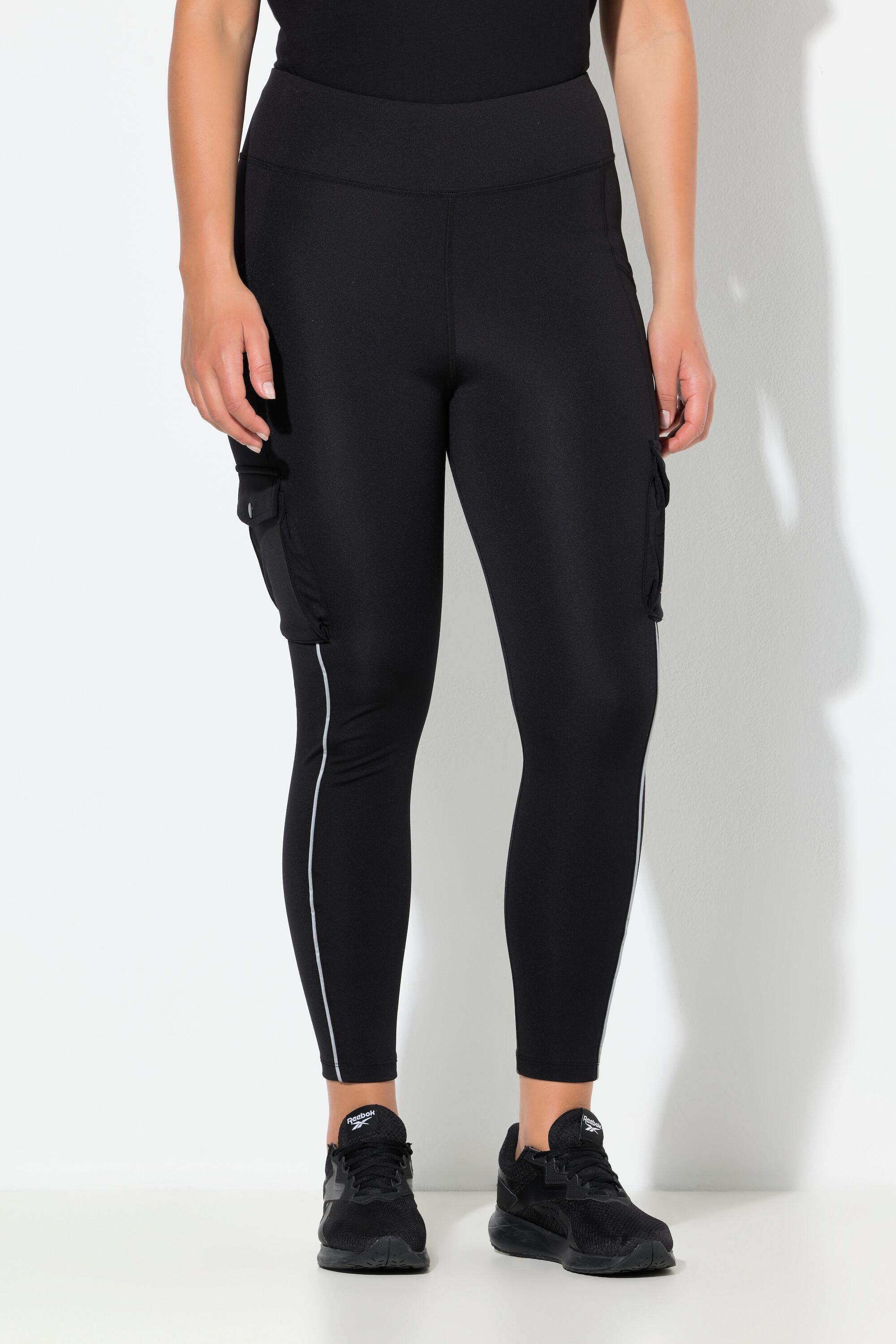Femme Legging de sport en power stretch poches cargo et éléments réfléchissants 1/7