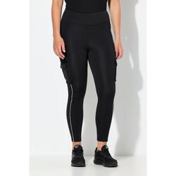 Femme Legging de sport en power stretch poches cargo et éléments réfléchissants