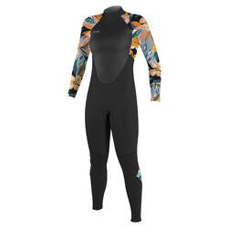 Combinaison de surf full zip dorsale fille O'Neill Epic 5/4