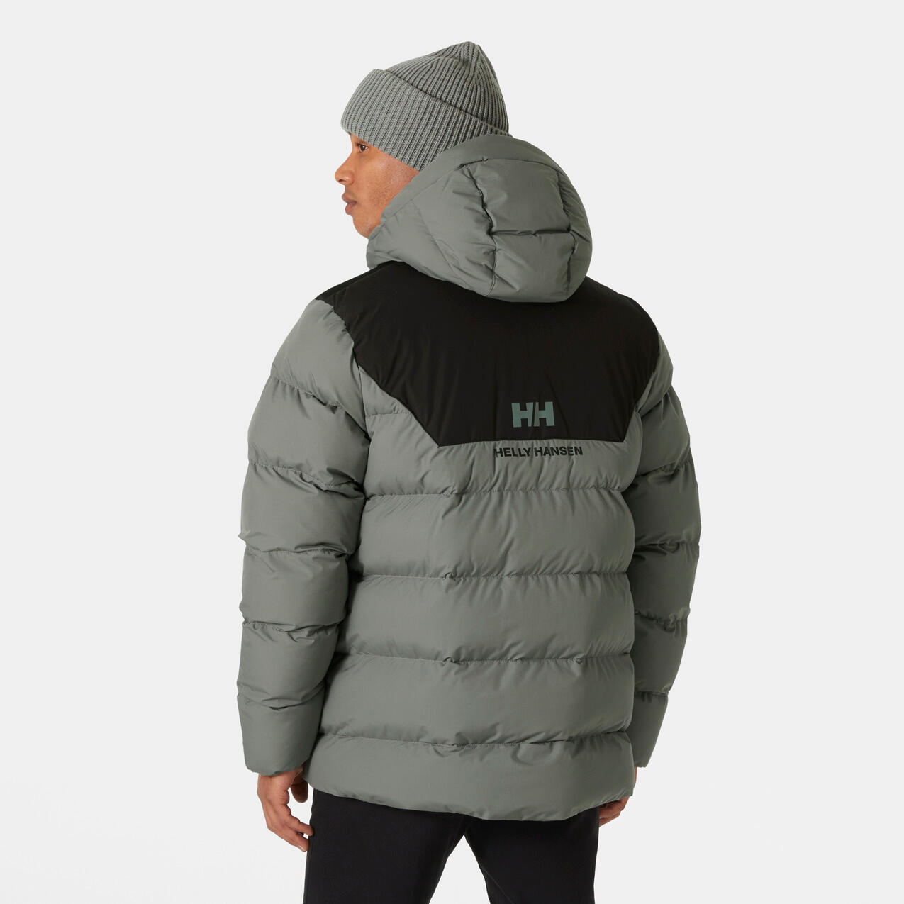 Chaqueta acolchada para Hombre Helly hansen  active puff long Verde 2/7