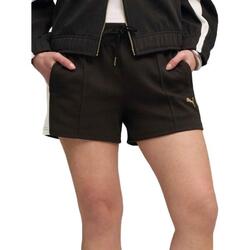 Pantalons Puma Modèle Pintuck Shorts 4 Couleur Noir