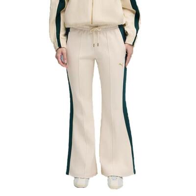 Broek puma model flared pants kleur wit