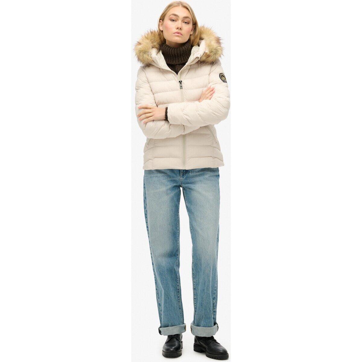 Doudoune rembourrée femme Superdry Fuji Faux Fur 2/2