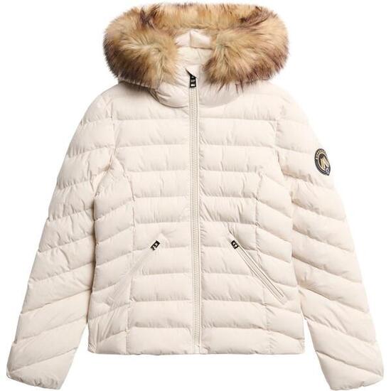 Damen-Steppjacke mit Fleecekapuze Superdry Fuji