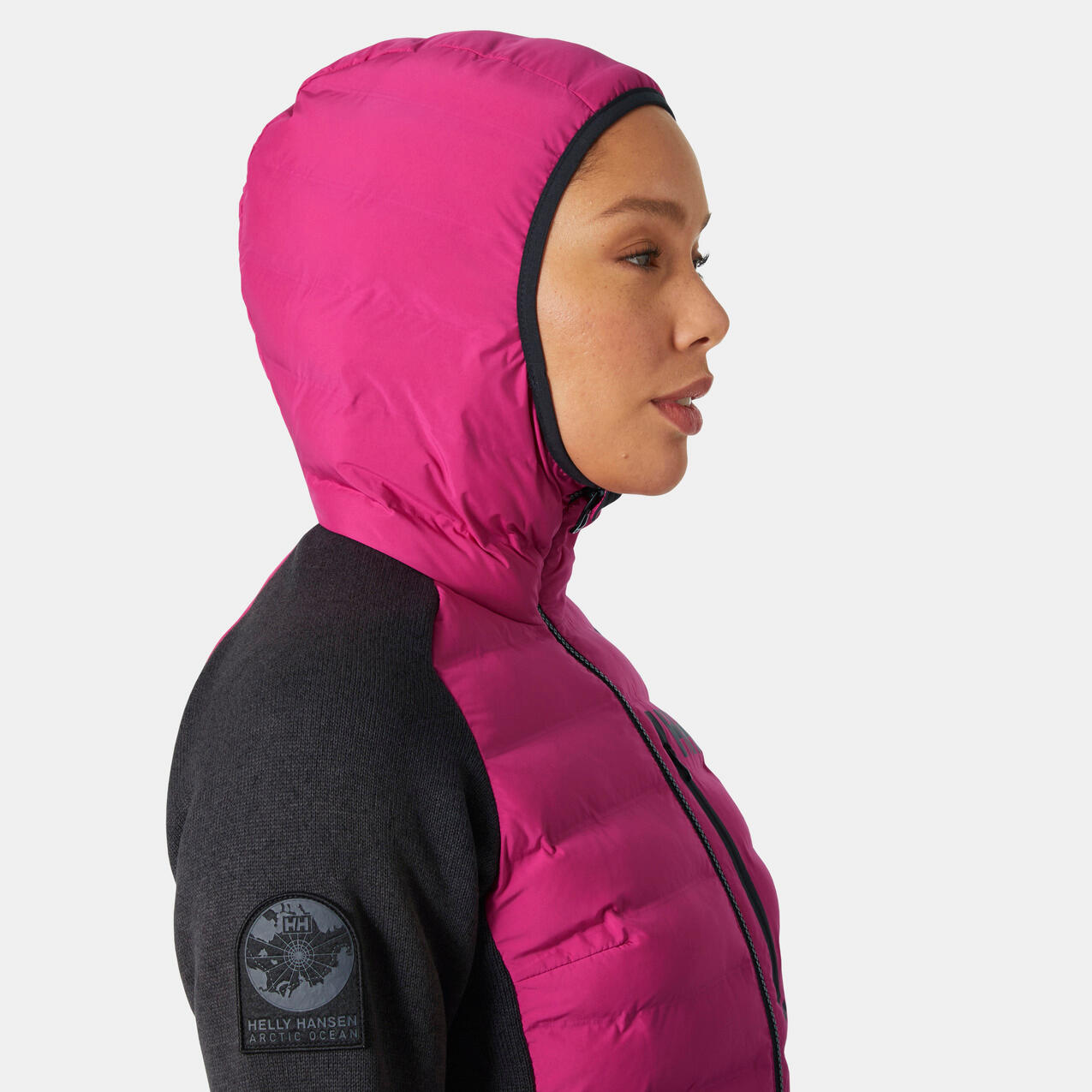 Chaqueta aislante con capucha para mujer Helly Hansen Arctic Ocean Hybrid 3/5