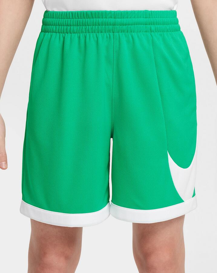 Pantaloncino ragazzo nike swoosh - verde 1/5