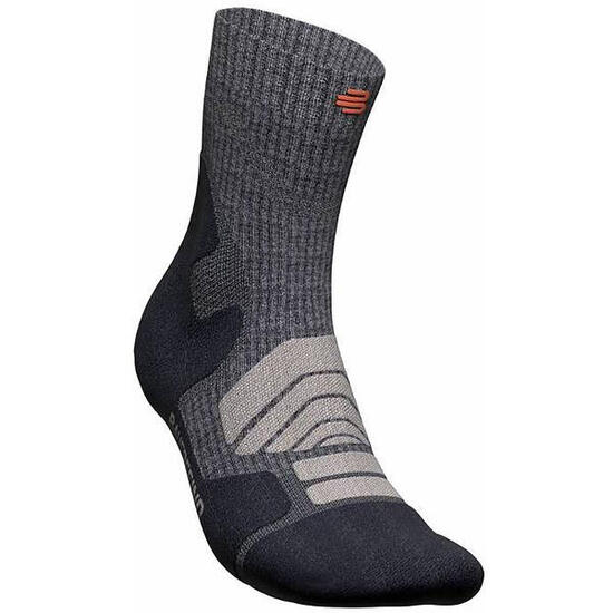 Wander-Socken Outdoor Merino Mid Cut Socks Men lava grey