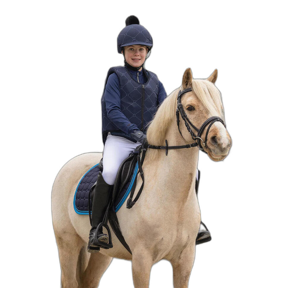 Czapka na kask jeździecki QHP Liora