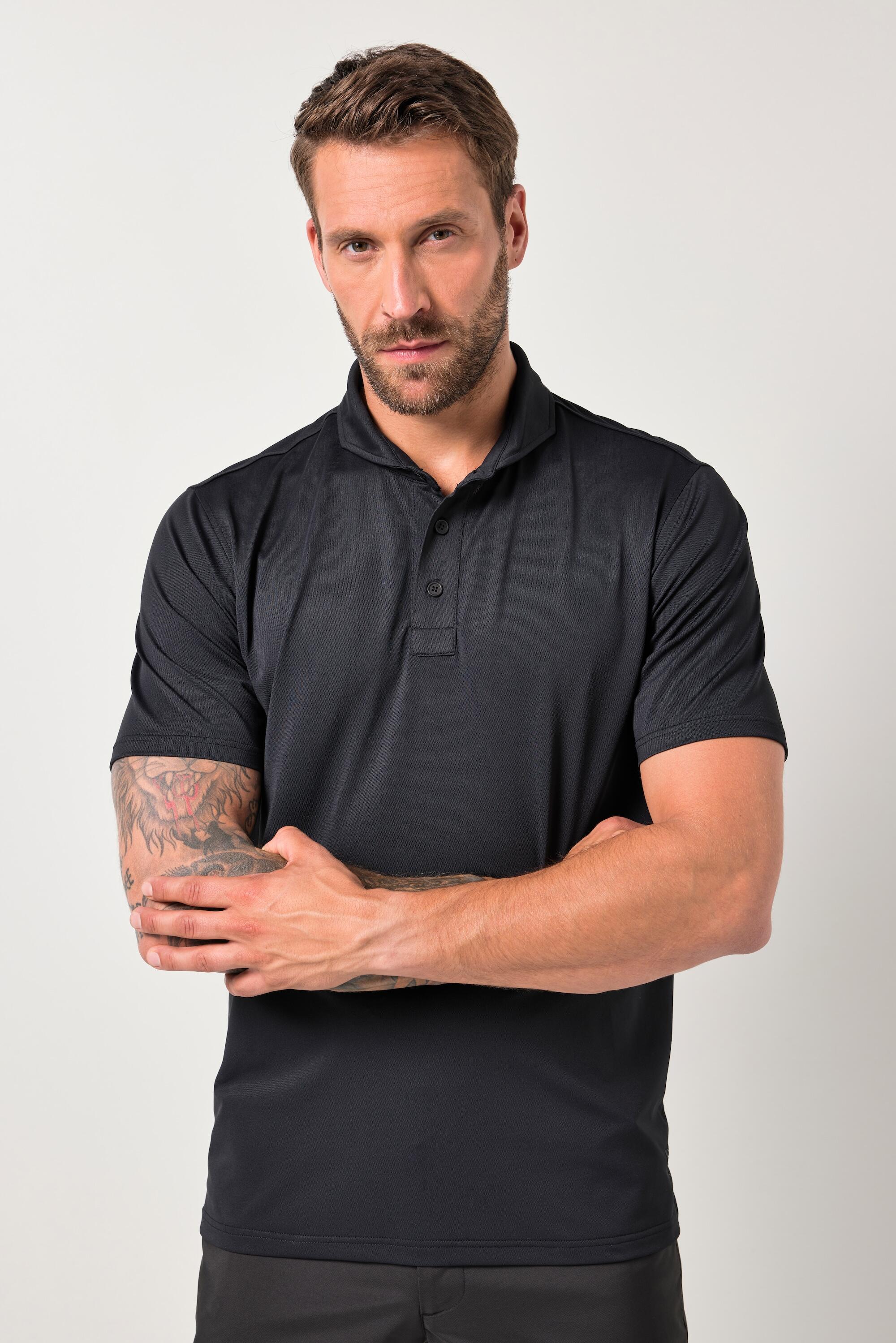 Hommes Polo spécial golf en piqué manches courtes et séchage QuickDry 1/6