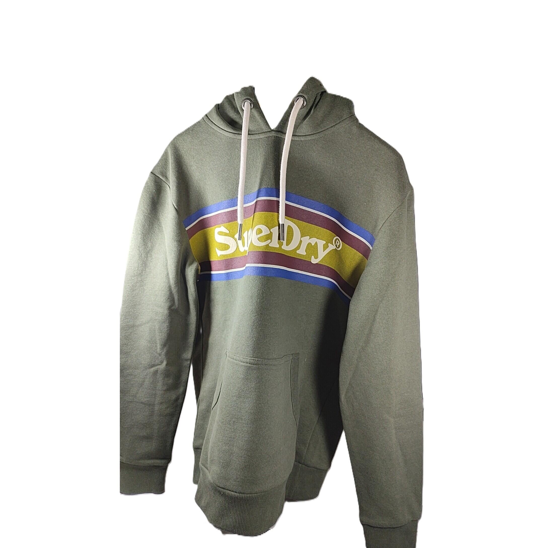 SUPERDRY Striped hoodie with logo Superdry Venue
