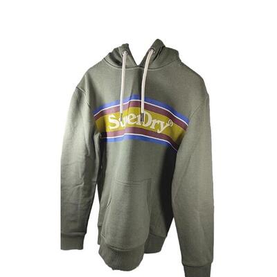 Gestreepte hoodie met logo superdry venue