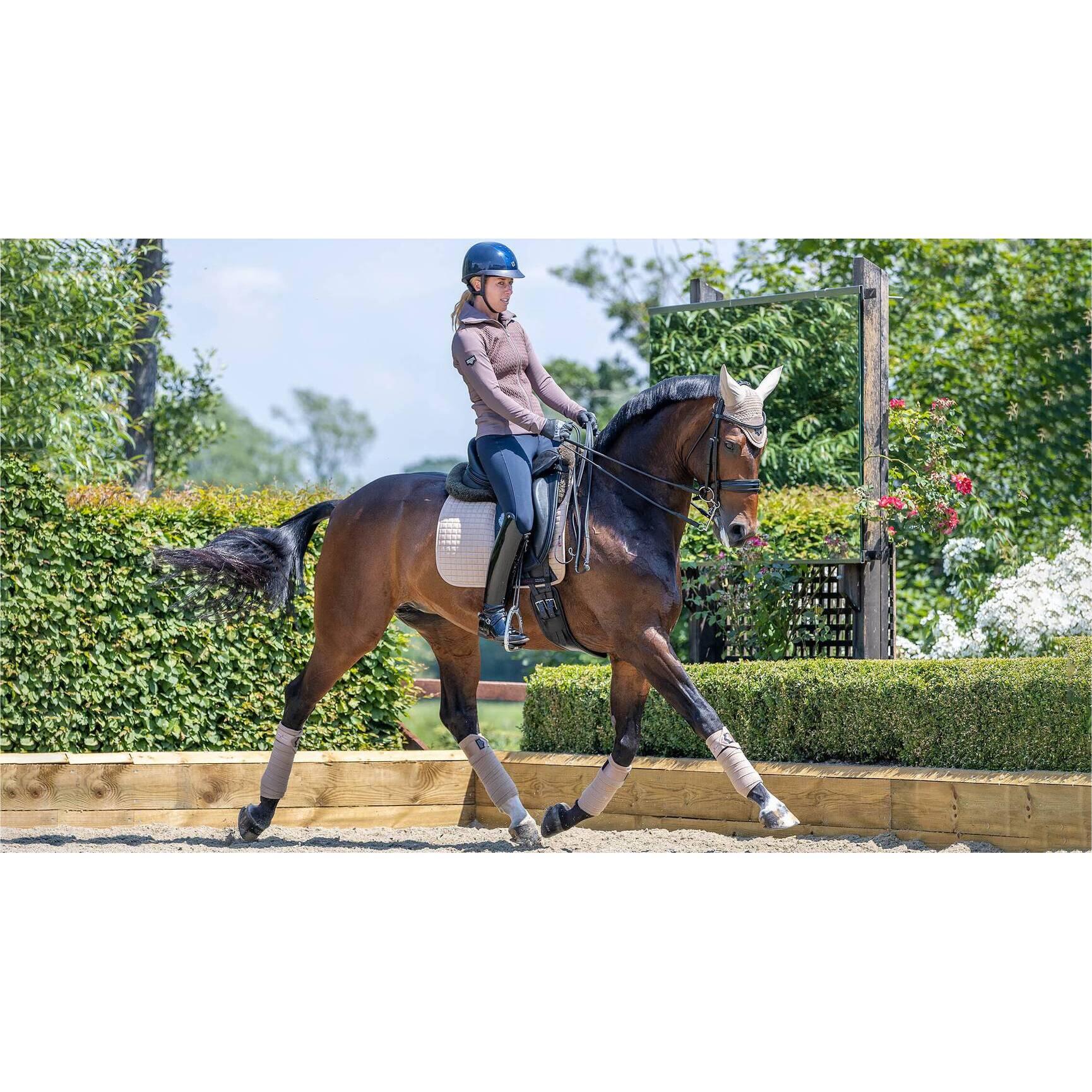 Dressuurmat voor paarden LeMieux Suede 3/3