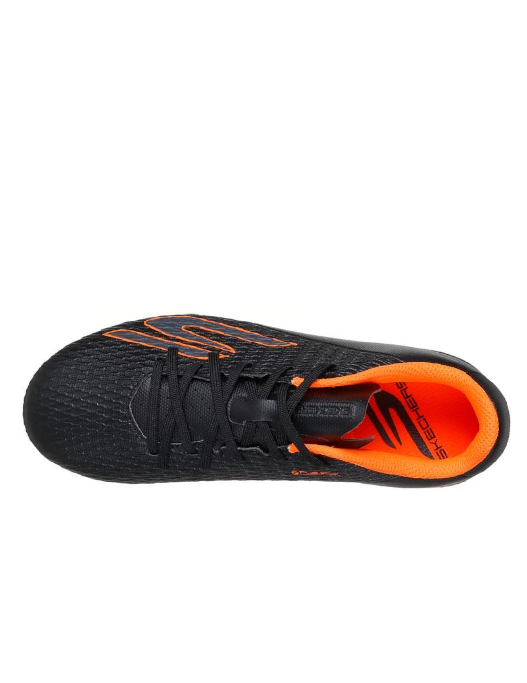 Zapatillas de tacos para Niño Skechers Kx_2 youth  Negro 3/5