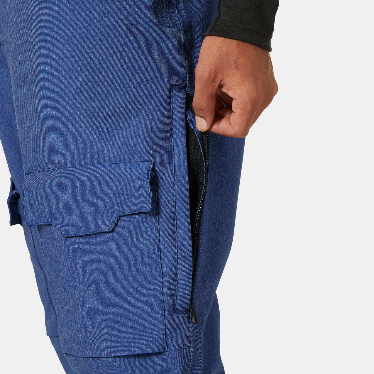 Pantaloni da sci con bretelle e tasca cargo Helly Hansen Sogn 5/6