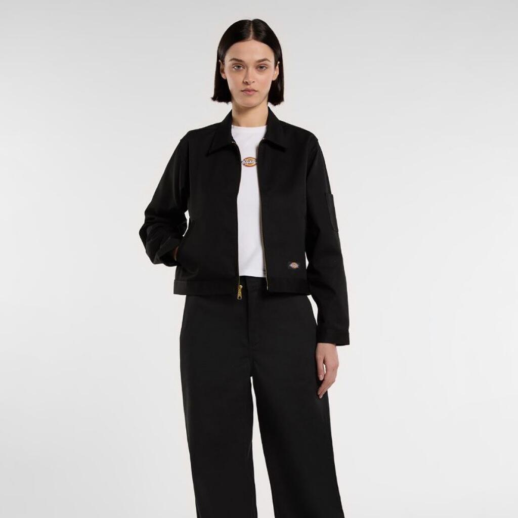 Jack Dickies Model Unlined Cropped Kleur Zwart 3/5