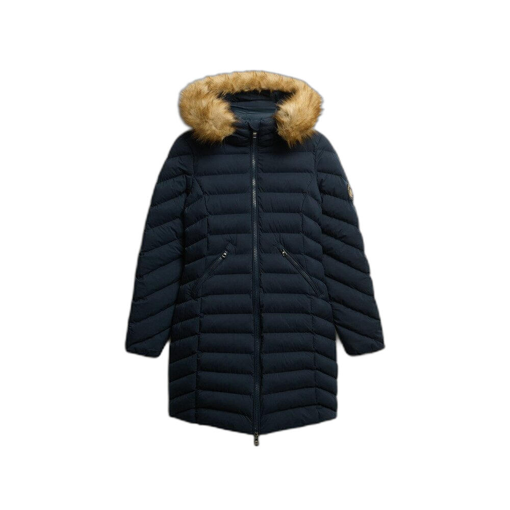 Superdry - Parka Femme Superdry Fuji - Parka - Bleu - Decathlon