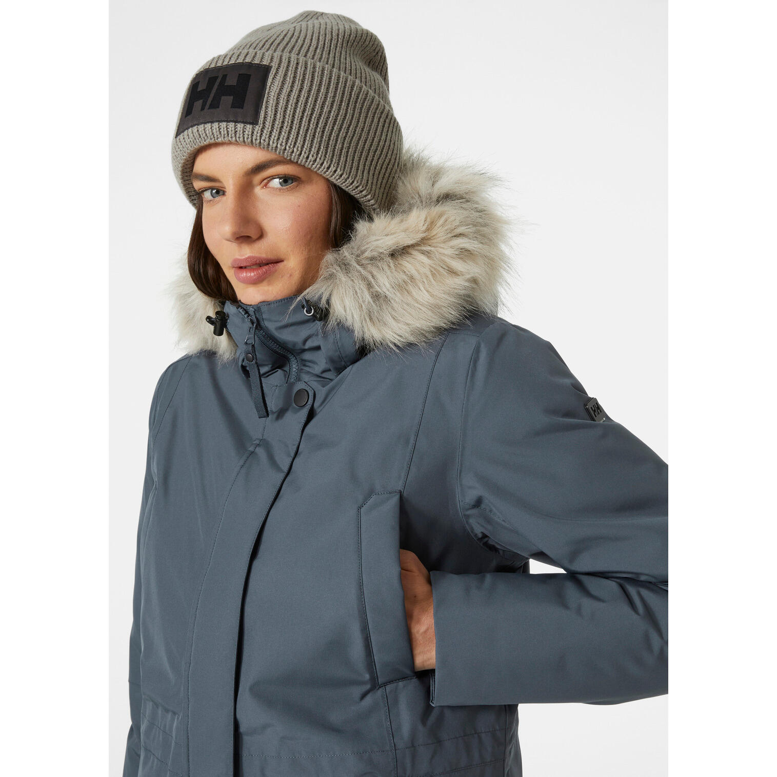 Giacca impermeabile con cappuccio da donna Helly Hansen Senja 5/6