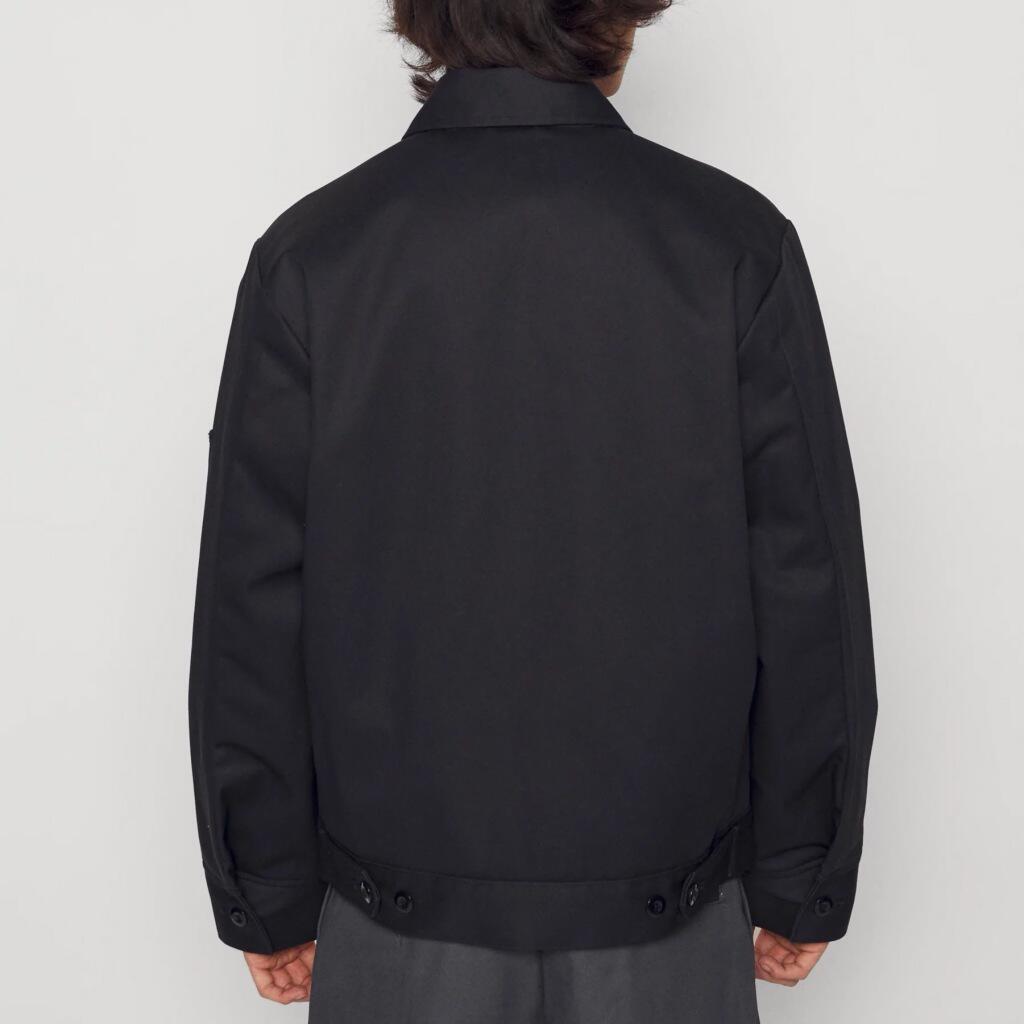 Jaqueta Dickies Modelo Lined Eisenhower Cor Preto 2/5