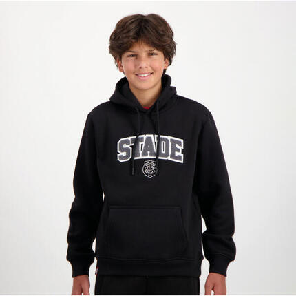 Sweat à capuche Adi Stade Toulousain pour enfant Hoodie Noir