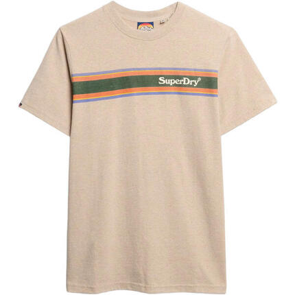 Koszulka w paski z logo Superdry Venue