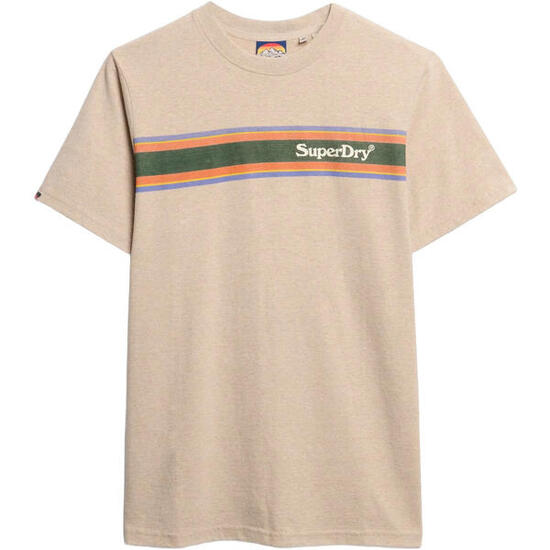 Koszulka w paski z logo Superdry Venue