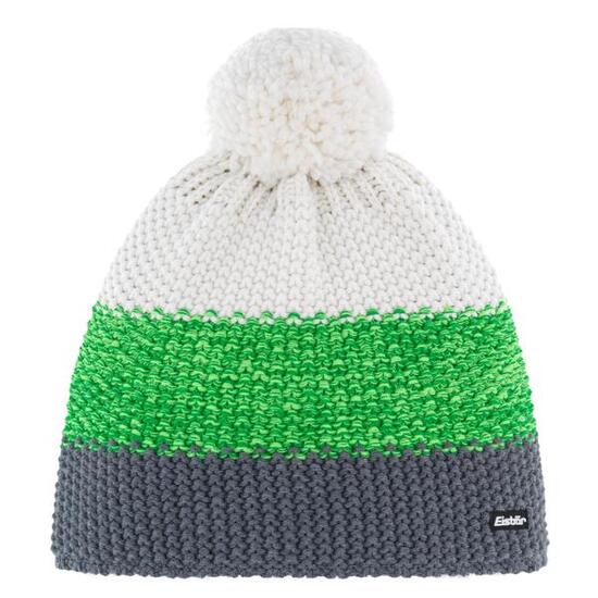 Eisbär Bommelmütze für Herren Star Pompon MÜ aus 50% Merinowolle