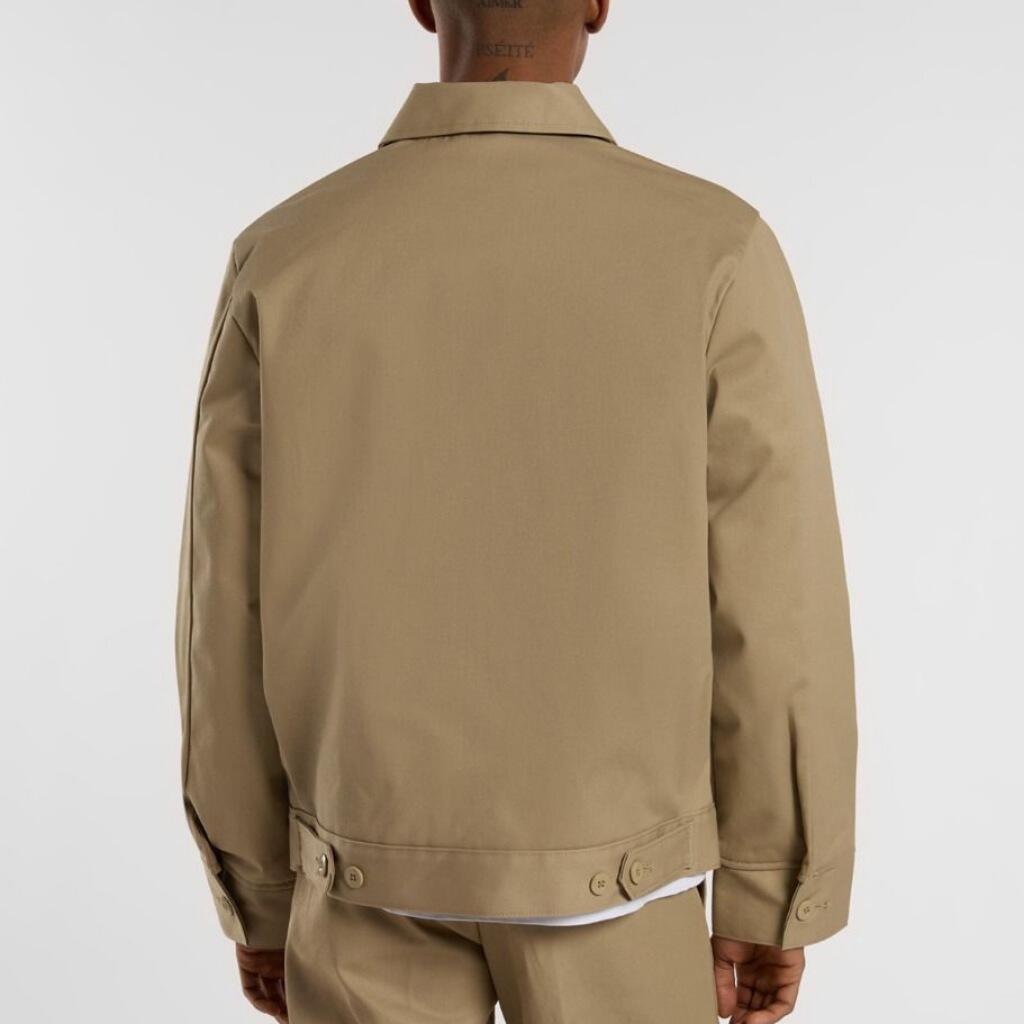 Jaqueta Dickies Modelo Lined Eisenhower Cor Bege 2/5